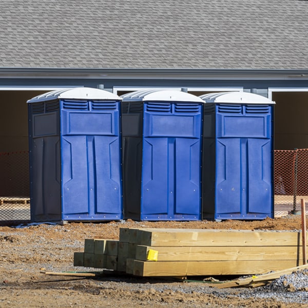 what is the maximum capacity for a single portable restroom in Maurice LA